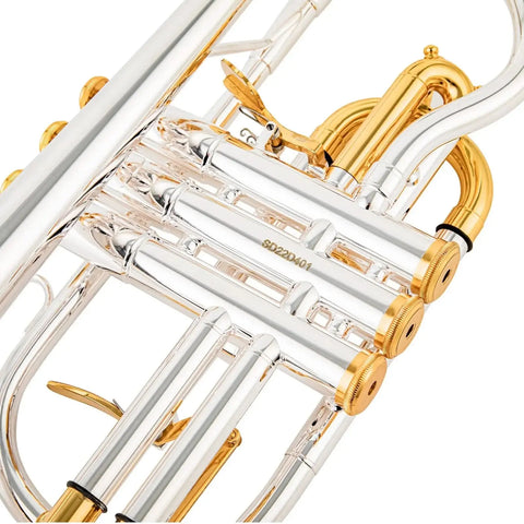 Bb Trigger Cornet CR-8358 | Yellow Brass Professional Cornet | JP Music Store - musical instrument for students and music education