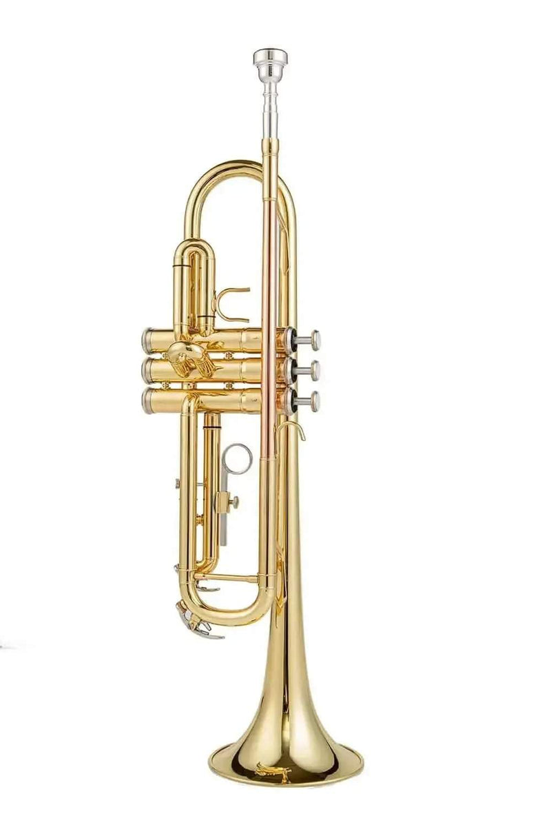 Bb Student Trumpet LT18043 Yellow Brass with Case - Beginner-Friendly Instrument - high quality trumpet for student and professional musicians