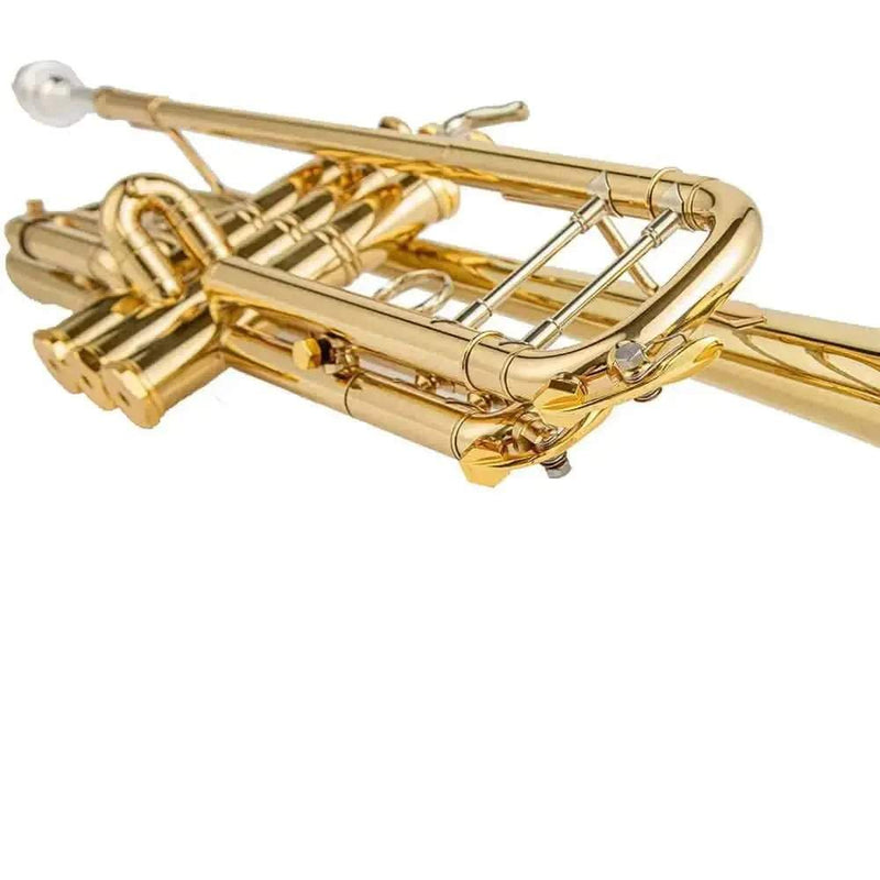 Bb Student Trumpet LT18043 Yellow Brass with Case - Beginner-Friendly Instrument - high quality trumpet for student and professional musicians