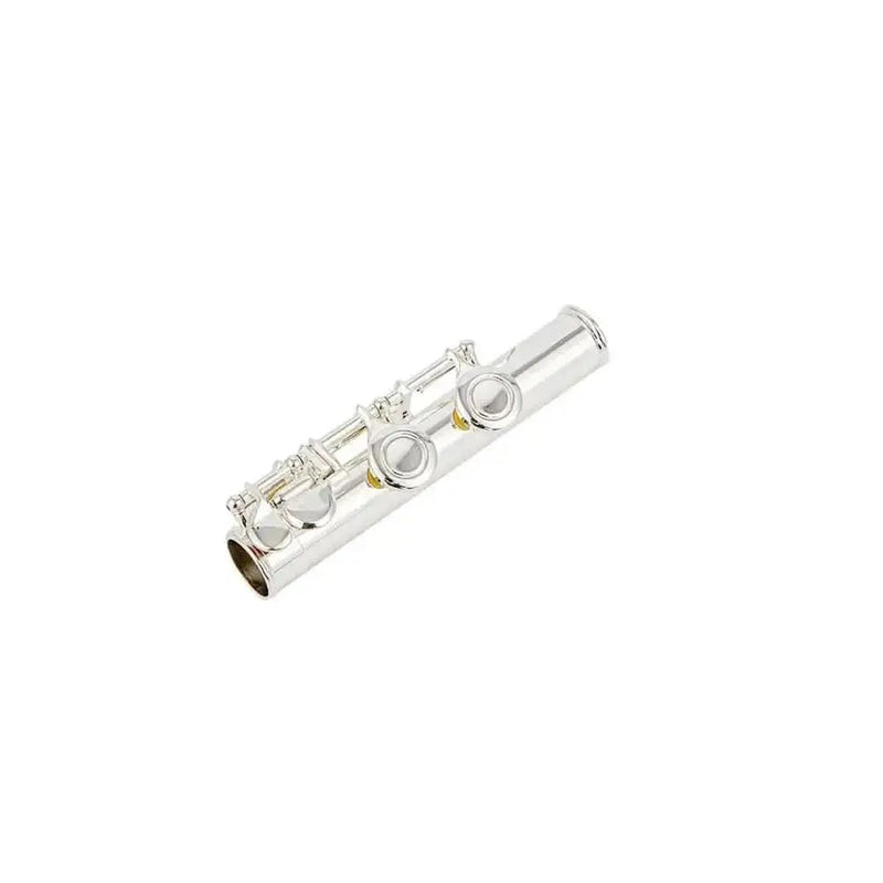 Beginner 16-Key Nickel Silver Flute with Closed Holes and Offset G E Mechanism - premium flute for student orchestra and band