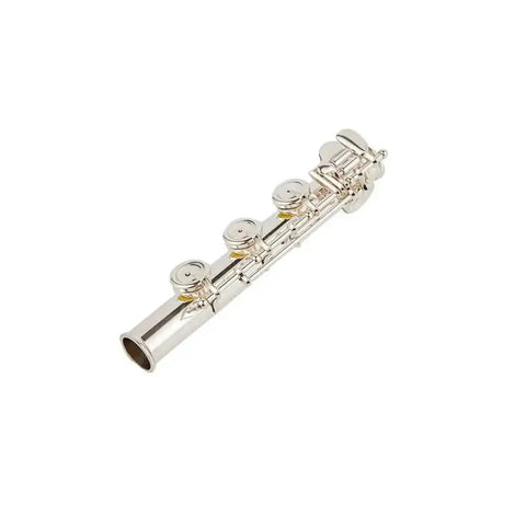 Beginner's Cupronickel C Key Flute - Silver-Plated, 17 Keys, Open Hole - premium flute for student orchestra and band