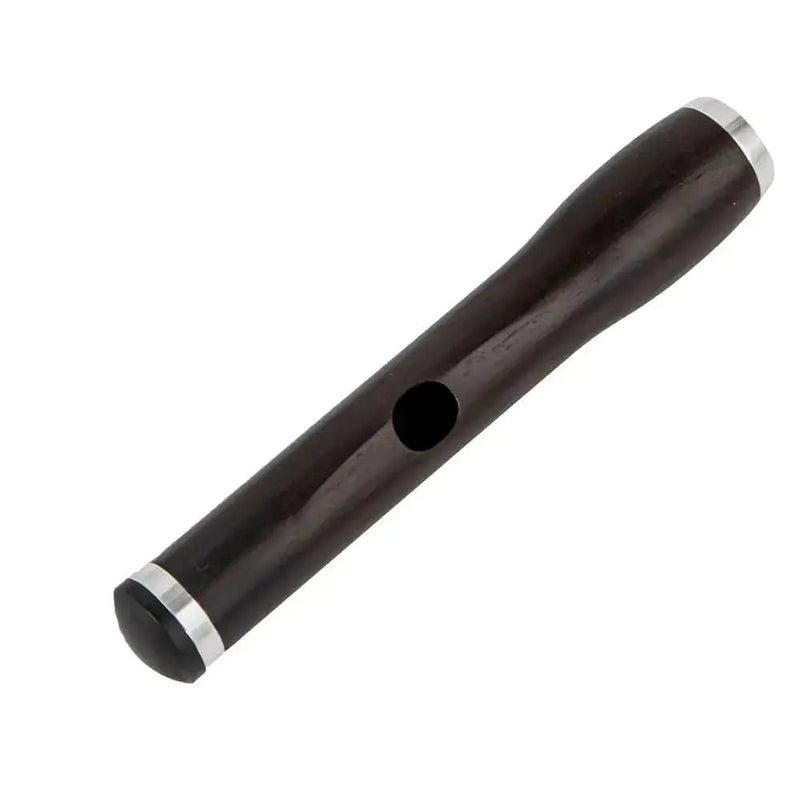 Concert-Grade Ebony Piccolo - Dark Wood Flute Silver Keys & Folk Design Includes Care Kit - premium flute for student orchestra and band