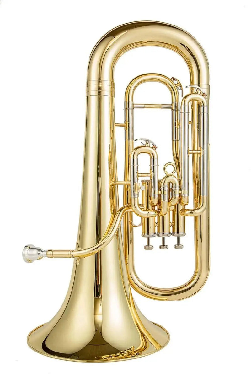 EP-460 3 piston valves Bb Student Euphonium Clear Lacquer - euphonium/baritone for brass band students