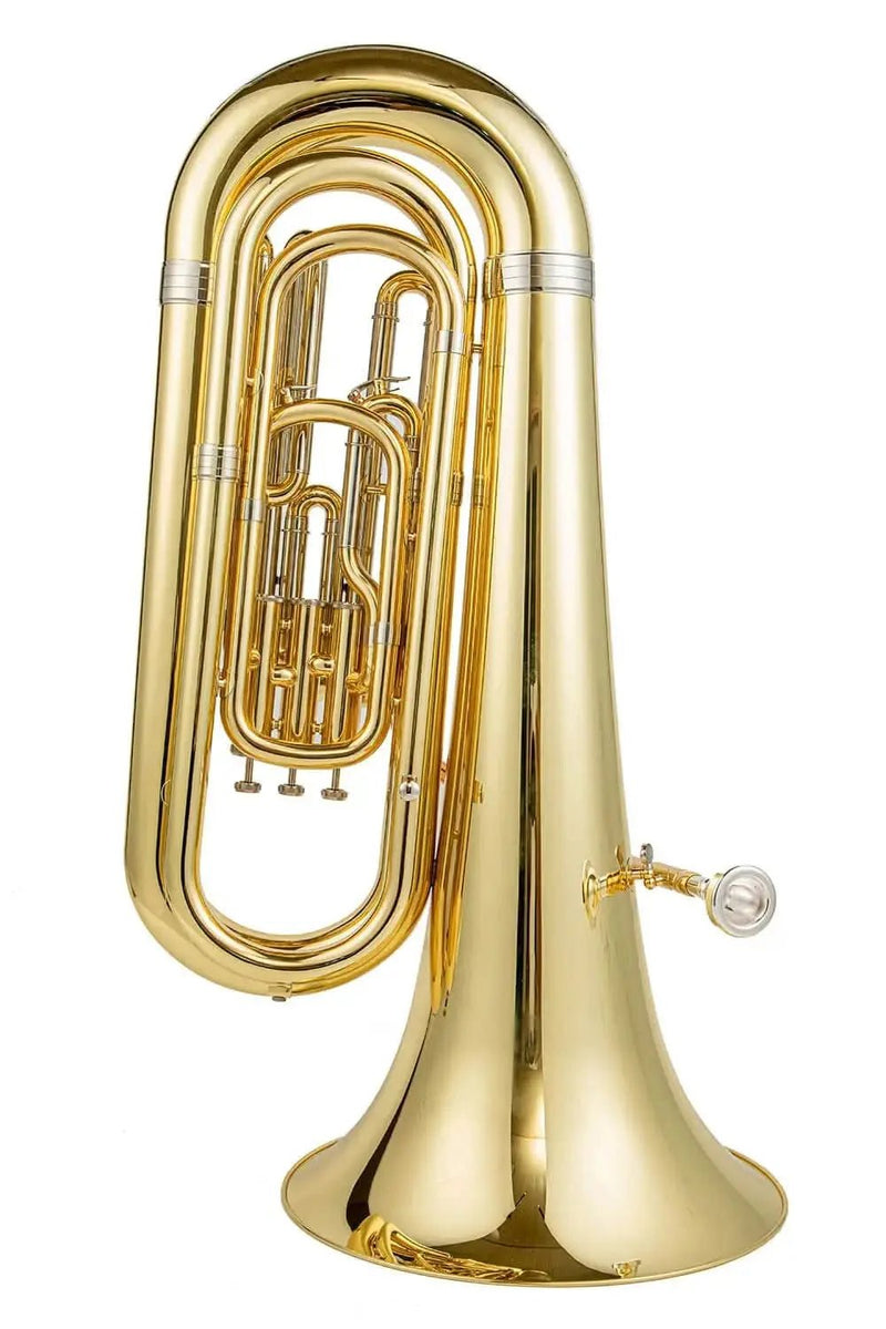 EP-460 3 piston valves Bb Student Euphonium Clear Lacquer - euphonium/baritone for brass band students