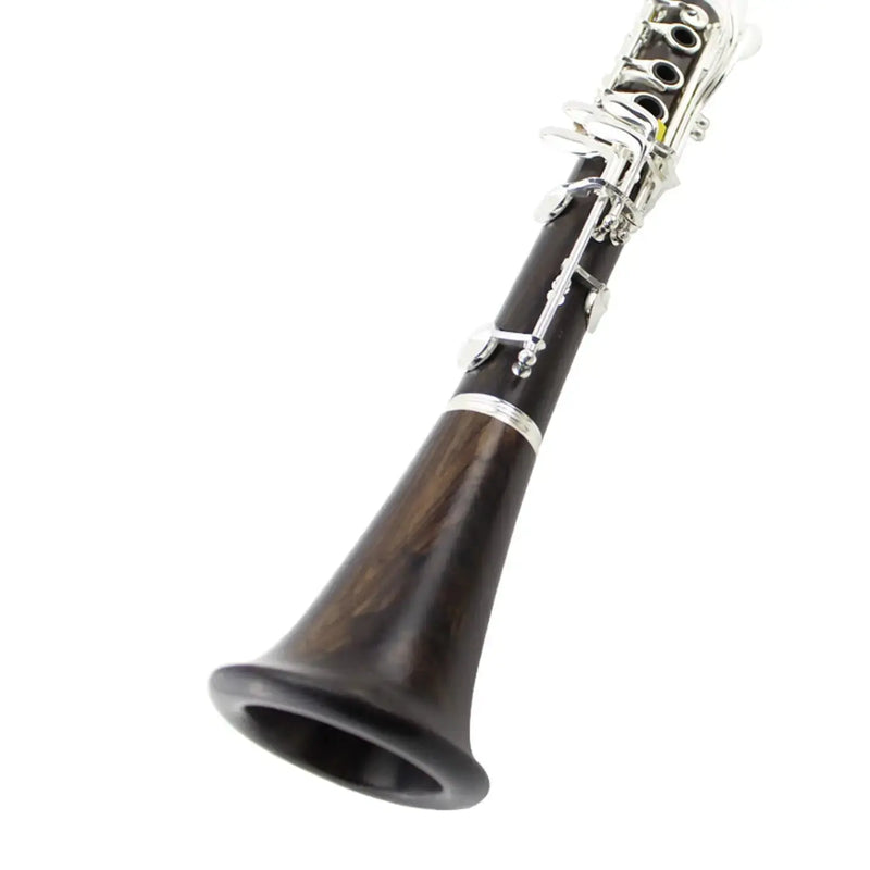 MCL-500S Ebony Bb Clarinet – Professional Black Clarinet for Beginners & Students - professional clarinet for music students and performers