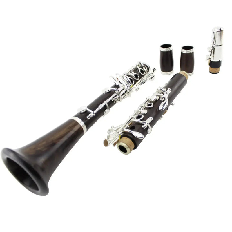 MCL-500S Ebony Bb Clarinet – Professional Black Clarinet for Beginners & Students - professional clarinet for music students and performers