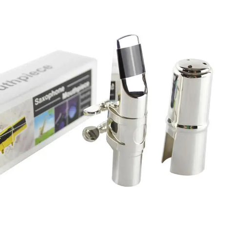Metal Saxophone Mouthpiece for Soprano Alto Tenor Sax - alto/tenor saxophone for jazz band and student musicians