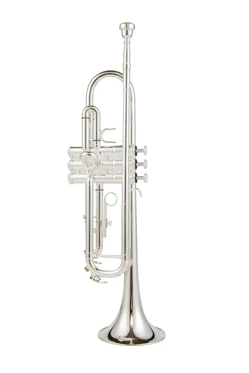 Silver Plated Bb Trumpet for Beginners - TR - 6332S Brass Student Model - Aurosus InstrumentSilver Plated Bb Trumpet for Beginners - TR - 6332S Brass Student Model
