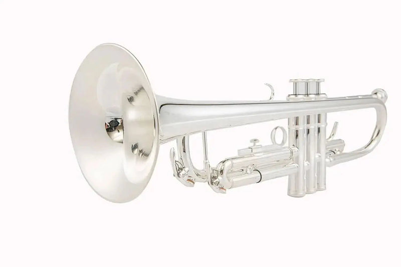 Silver Plated Bb Trumpet for Beginners - TR - 6332S Brass Student Model - Aurosus InstrumentSilver Plated Bb Trumpet for Beginners - TR - 6332S Brass Student Model