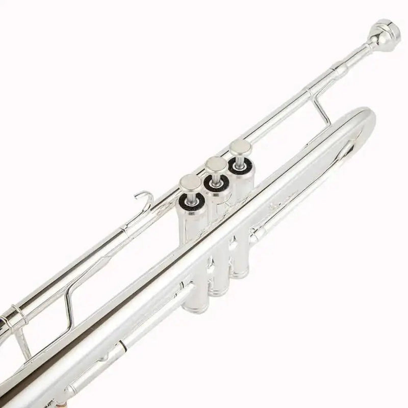 Silver Plated Bb Trumpet for Beginners - TR - 6332S Brass Student Model - Aurosus InstrumentSilver Plated Bb Trumpet for Beginners - TR - 6332S Brass Student Model