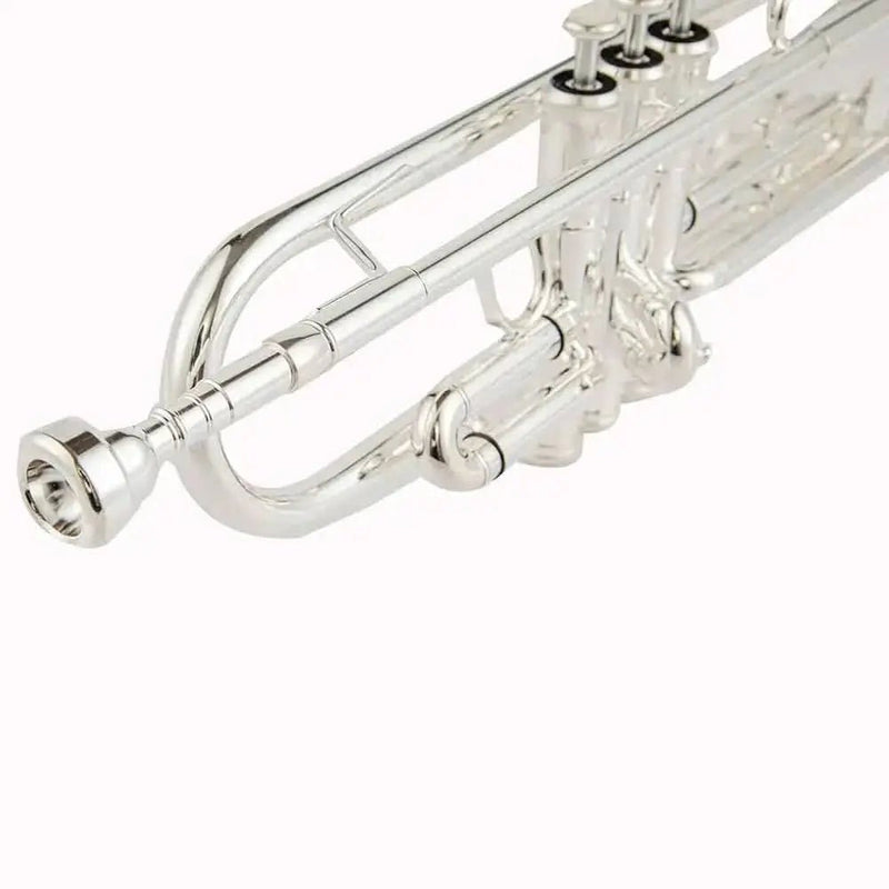 Silver Plated Bb Trumpet for Beginners - TR - 6332S Brass Student Model - Aurosus InstrumentSilver Plated Bb Trumpet for Beginners - TR - 6332S Brass Student Model