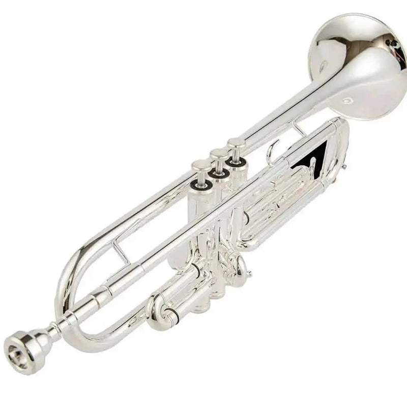 Silver Plated Bb Trumpet for Beginners - TR - 6332S Brass Student Model - Aurosus InstrumentSilver Plated Bb Trumpet for Beginners - TR - 6332S Brass Student Model