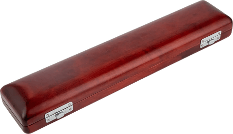 Solid Silver Concert Flute with Open/Closed Hole Design and Case - Aurosus InstrumentSolid Silver Concert Flute with Open/Closed Hole Design and Case