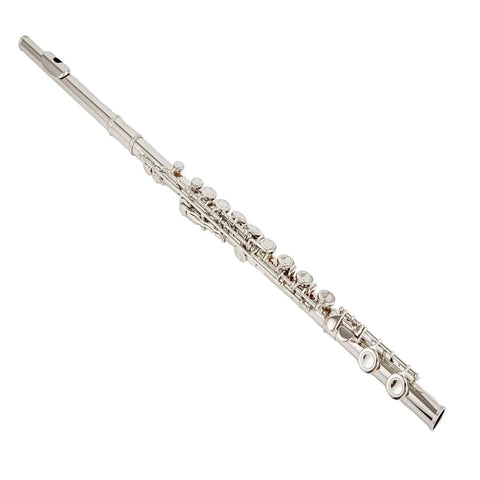 Student 17-Hole C Key Flute – Closed-Hole Beginner Flute Set with Case, Rod & Cleaning Kit 434