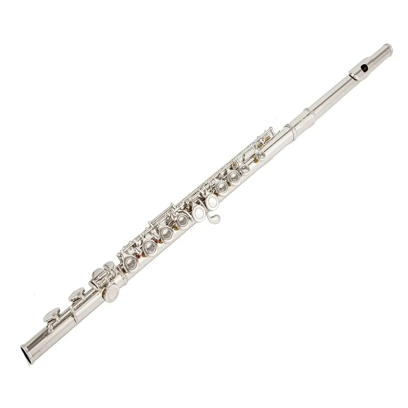 Student 17-Hole C Key Flute – Closed-Hole Beginner Flute Set with Case, Rod & Cleaning Kit 23