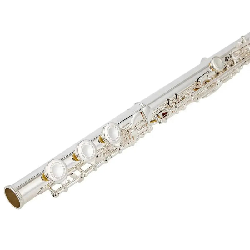 Student 17 - Key Open Hole Flute, Silver Plated, B Foot, Offset G, E - Mechanism - Aurosus InstrumentStudent 17 - Key Open Hole Flute, Silver Plated, B Foot, Offset G, E - Mechanism