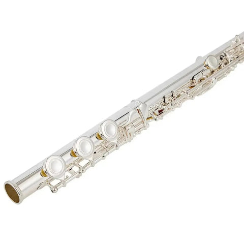Student 17 - Key Open Hole Flute, Silver Plated, B Foot, Offset G, E - Mechanism - Aurosus InstrumentStudent 17 - Key Open Hole Flute, Silver Plated, B Foot, Offset G, E - Mechanism