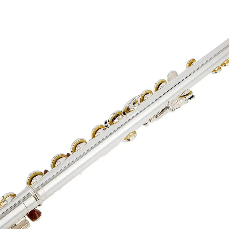 Student 17 - Key Open Hole Flute, Silver Plated, B Foot, Offset G, E - Mechanism - Aurosus InstrumentStudent 17 - Key Open Hole Flute, Silver Plated, B Foot, Offset G, E - Mechanism