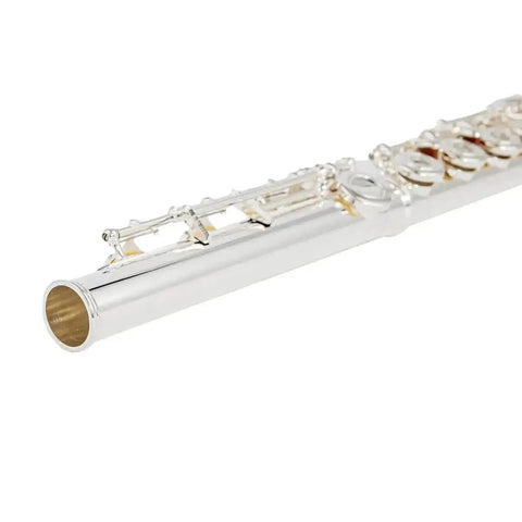 Student 17 - Key Open Hole Flute, Silver Plated, B Foot, Offset G, E - Mechanism - Aurosus InstrumentStudent 17 - Key Open Hole Flute, Silver Plated, B Foot, Offset G, E - Mechanism