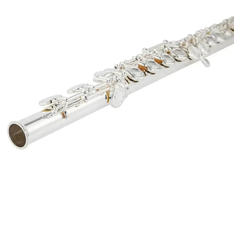 Student Silver - Plated Cupronickel Flute - 16 Closed Holes, Key of C - Aurosus InstrumentStudent Silver - Plated Cupronickel Flute - 16 Closed Holes, Key of C