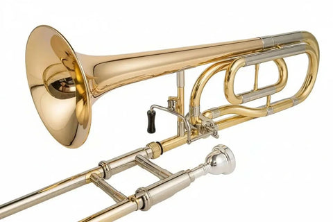 TB - 680 Bb/F tenor trombone with Gold Brass Bell and Nickel Silver Slide - Aurosus InstrumentTB - 680 Bb/F tenor trombone with Gold Brass Bell and Nickel Silver Slide