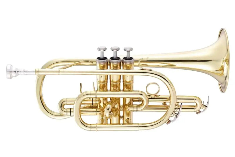 TCR-8356 Student Bb Cornet Yellow Brass Instrument - musical instrument for students and music education