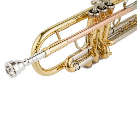 Bb Student Trumpet TR-8333 with Yellow Brass Bell - Beginner Friendly4