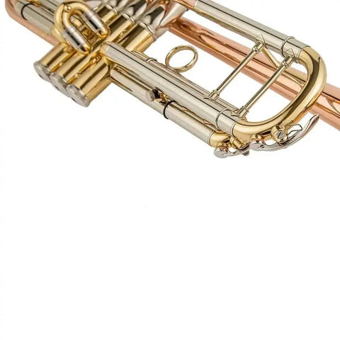 Aurosus TR200 Bb Trumpet – Rose Lacquer Finish, Monel Pistons, Student Brass Instrument 12