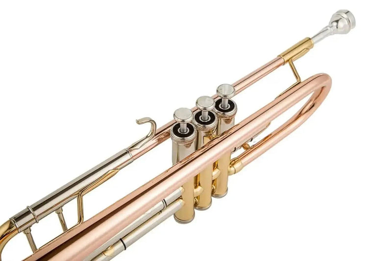 Aurosus TR200 Bb Trumpet – Rose Lacquer Finish, Monel Pistons, Student Brass Instrument 1987