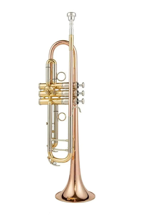 Aurosus TR200 Bb Trumpet – Rose Lacquer Finish, Monel Pistons, Student Brass Instrument 1097