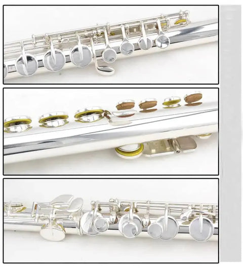 Silver-plated alto flute in G key for students and ensemble performances7
