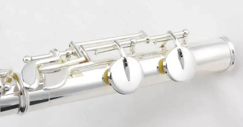 Silver-plated alto flute in G key for students and ensemble performances1