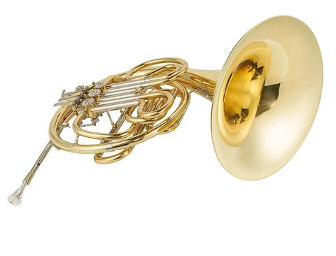 Yellow Brass AAHN-103 Student Single F French Horn - french horn for orchestra and student musicians