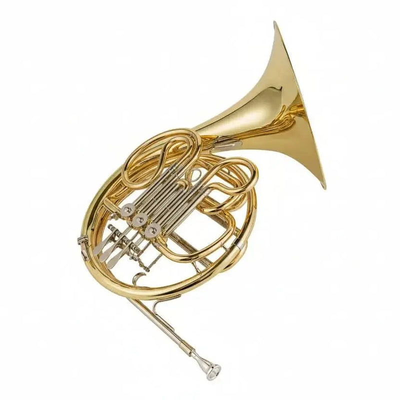Yellow Brass AAHN-103 Student Single F French Horn - french horn for orchestra and student musicians