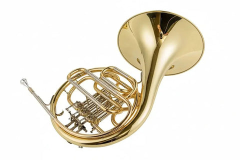 Yellow Brass AAHN-103 Student Single F French Horn - french horn for orchestra and student musicians