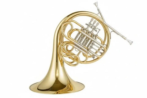 Yellow Brass AAHN-103 Student Single F French Horn - french horn for orchestra and student musicians