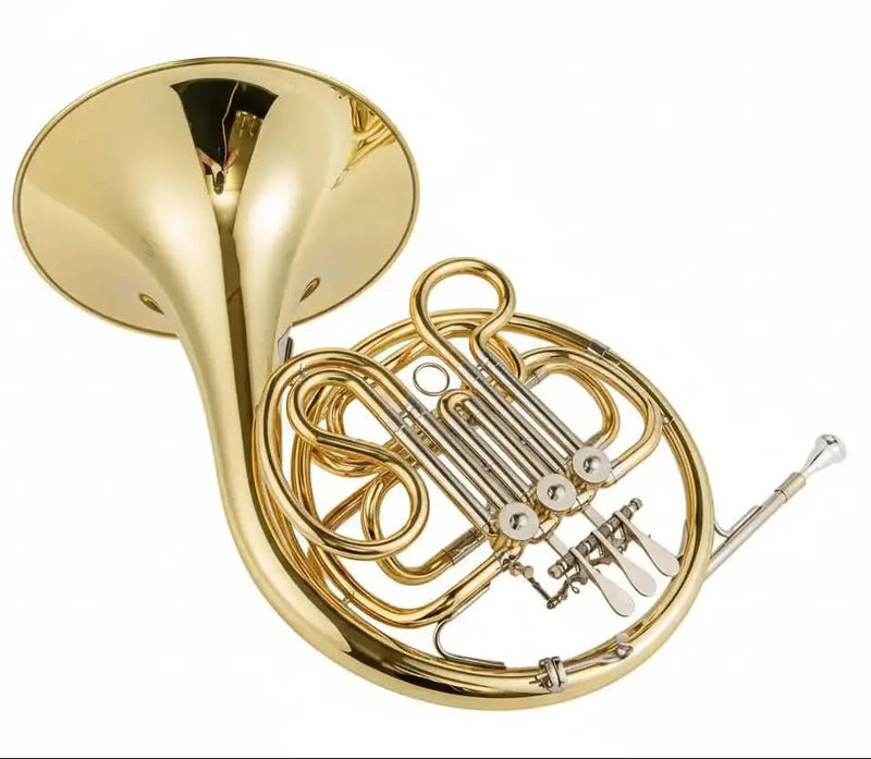 Yellow Brass AAHN-103 Student Single F French Horn - french horn for orchestra and student musicians